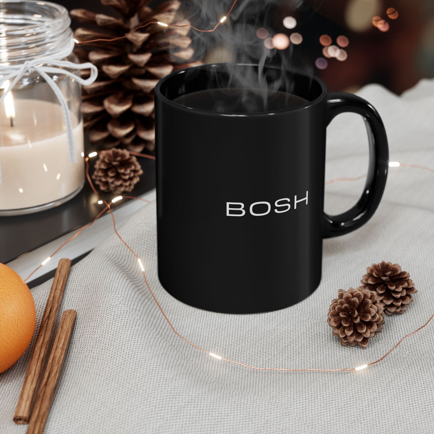 BOSH - Black Mug (11oz, 15oz)